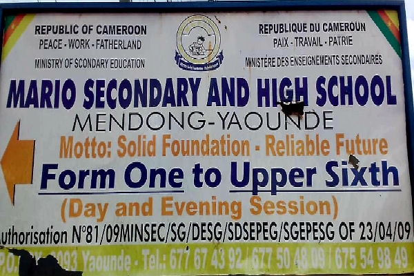 MARIO SECONDARY and high school