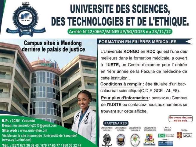 institut universitaire des sciences, des technologies et de l'éthique